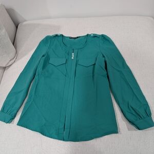Allegra K Green Blouse - Small